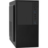 Корпус Minitower BAA-308U2 Exegate EX297994RUS (mATX, без БП, 1*USB+2*USB3.0, HD Audio, черный)