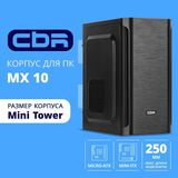 CBR Корпус mATX Minitower MX10 PCC-MATX-MX10-400W&nbsp;<img style='position: relative;margin:0' src='/image/only_to_order_edit.gif' alt='На заказ' title='На заказ' />