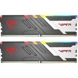 Память DDR5 2x32Gb 5200MHz Patriot PVVR564G520C40K Viper Venom RGB RTL Gaming PC5-41600 CL40 DIMM 288-pin 1.35В с радиатором Ret&nbsp;<img style='position: relative;margin:0' src='/image/only_to_order_edit.gif' alt='На заказ' title='На заказ' />
