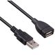 Exegate EX294763RUS Удлинитель USB 2.0 ExeGate EX-CCF-USB2-AMAF-3.0F (Am/Af, позолоченные контакты, ферритовые кольца, 3м)