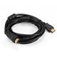 Exegate EX294690RUS Кабель HDMI ExeGate EX-CC-HDMI-3.0F (19M/19M, 3м, v1.4b, ферритовые кольца, позолоченные контакты)