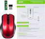 Acer OMR032 [ZL.MCEEE.009] Mouse wireless USB (3but) blk/red
