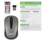 Acer OMR134 [ZL.MCEEE.01H] серый оптическая (1000dpi) беспроводная USB для ноутбука (2but)