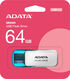 A-DATA Flash Drive 64GB AUV240-64G-RWH WHITE ADATA