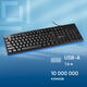 Клавиатура Oklick 125M черный USB [1678108]