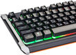 Oklick 717G черный/серый USB Multimedia LED [476395]