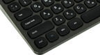 Клавиатура + мышь Oklick 300M клав:серый мышь:серый/черный USB беспроводная slim [1488402]