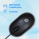 Oklick 105S черный оптическая (800dpi) USB для ноутбука (2but) [400941]