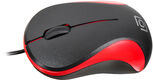 Oklick 115S for Notebooks Black/Red Optical 1000DPI USB [711637]