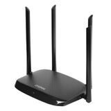 Роутер беспроводной AC1200 10/ 100BASE-TX черный Digma DWR-AC1201