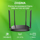 Digma DWR-AC1202 Роутер беспроводной AC1200 10/100/1000BASE-TX черный Digma DWR-AC1202 Роутер беспроводной AC1200 10/100/1000BASE-TX черный