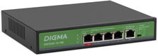Digma DSP204G-1G-T80 Коммутатор (L2) 5х1Гбит/с 4PoE 4PoE+ 1PoE++ 80W неуправляемый Digma DSP204G-1G-T80 Коммутатор (L2) 5х1Гбит/с 4PoE 4PoE+ 1PoE++ 80W неуправляемый