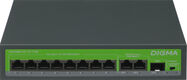 Digma DSP208G-2G-1S-T120 Коммутатор (L2) 10х1Гбит/с 1SFP 8PoE 8PoE+ 120W неуправляемый