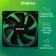 Вентилятор Digma DFAN-90 90мм черный 3-pin 4-pin (Molex)Ret Вентилятор Digma DFAN-90 90мм черный 3-pin 4-pin (Molex)Ret