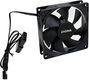 Вентилятор Digma DFAN-90 90мм черный 3-pin 4-pin (Molex)Ret