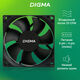 Вентилятор Digma DFan-80 80мм черный 3-pin 4-pin (Molex) Ret Вентилятор Digma DFan-80 80мм черный 3-pin 4-pin (Molex) Ret