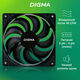 Вентилятор Digma DFAN-120-9 120мм черный 3-pin 4-pin (Molex)Ret Вентилятор Digma DFAN-120-9 120мм черный 3-pin 4-pin (Molex)Ret