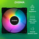 Вентилятор Digma DFAN-FRGB1 RGB 120мм черный 3-pin 4-pin (Molex)Ret Вентилятор Digma DFAN-FRGB1 RGB 120мм черный 3-pin 4-pin (Molex)Ret