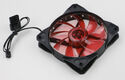Вентилятор Digma DFAN-LED-RED RGB 120мм черный 3-pin 4-pin (Molex)Ret