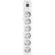 PowerCom Сетевой фильтр Powercom SP-06W 5,0 м 5.0м (6 розеток) белый/серый (коробка) (1928700)