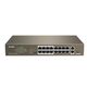 TENDA TEF1118P-16-150W Коммутатор в стойку 16-Ports 10/100 Base-TX + 2-Ports 10/100/1000 Base-T + 1-Port 1000 Base-X SFP 16-Ports PoE(PoE бюджет 130W)