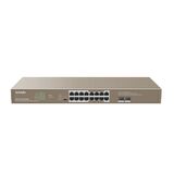 Коммутатор в стойку 16-Ports 10/ 100/ 1000 Base-T + 2-Ports 1000 Base-X SFP ports 16-Ports PoE TENDA TEG1118P-16-250W (PoE бюджет 230W)&nbsp;<img style='position: relative;margin:0' src='/image/only_to_order_edit.gif' alt='На заказ' title='На заказ' />
