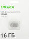 Digma USB Drive 16GB DRIVE2 DGFUM016A20SR USB2.0 серебристый