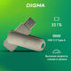 Digma USB Drive 32GB DRIVE3 DGFUM032A30SR USB3.0 серебристый (1927129)