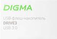 Digma USB Drive 32GB DRIVE3 DGFUM032A30SR USB3.0 серебристый (1927129)