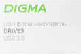 Digma USB Drive 128GB DRIVE3 DGFUM128A30SR USB3.0 серебристый