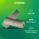 Digma USB Drive 512GB DRIVE3 DGFUM512A30SR USB3.0 серебристый