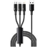 Rexant (18-7075) Кабель USB 3в1 Type-С (6A)&nbsp;<img style='position: relative;margin:0' src='/image/only_to_order_edit.gif' alt='На заказ' title='На заказ' />