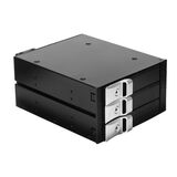 Корзина для HDD Exegate HS335-01 Exegate EX264639RUS (универсальная, на 3*3, 5" SATA/ SAS HDD, занимает 2*5, 25" отсека)