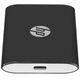 HP Portable SSD 250GB External P500 Series Black <7NL52AA#ABB> (USB 3.2 Gen2 Type-C, up to 370/200Mbs, 100TBW, 79х54х10, 45g)