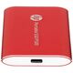 HP Portable SSD 250GB External P500 Series Red <7PD49AA#ABB> (USB 3.2 Gen2 Type-C, up to 370/200Mbs, 100TBW, 79х54х10, 45g)