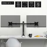 Настольное крепление ExeGate EDM2-3210-11 (кронштейн для двух мониторов 15"-32" Exegate EX297363RUS