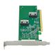 Lr-Link LRNV9F14 PCIe x16 to Two SlimSAS SFF-8654 8i Adapter