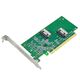 Lr-Link LRNV9F14 PCIe x16 to Two SlimSAS SFF-8654 8i Adapter