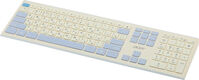 Acer OCC205 [ZL.ACCEE.00C] Комплект (клавиатура+мышь) клав:белый мышь:белый/голубой USB беспроводная slim