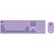 Acer OCC205 [ZL.ACCEE.00D] Комплект (клавиатура+мышь) клав:фиолетовый мышь:фиолетовый USB беспроводная slim