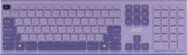 Acer OCC205 [ZL.ACCEE.00D] Комплект (клавиатура+мышь) клав:фиолетовый мышь:фиолетовый USB беспроводная slim
