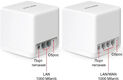 Mercusys Halo H60X(2-pack) AX1500 Домашняя Mesh Wi-Fi 6 система Mercusys Halo H60X(2-pack) AX1500 Домашняя Mesh Wi-Fi 6 система