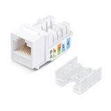 Модуль-вставка Keystone Jack RJ-45 ExeGate KJ-8P8C-U-C5e-180-Dual Exegate EX297337RUS (Кат.5e, неэкранированная, 180 градусов, IDC Krone/ 110)