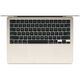 Apple MacBook Air 13-inch 2024 [MXCU3LL/A] (КЛАВ.РУС.ГРАВ.) Starlight 13.6