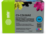 Картридж струйный Cactus CS-CZ638AE № 46 многоцветный (21мл) для HP DJ IA 2020hc/ 2520hc Ultra 2029/ 2529/ 4729AIO