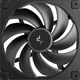 Case fan Deepcool FD14 черный (R-FD14-BKNPN1-G) Case fan Deepcool FD14 черный (R-FD14-BKNPN1-G)