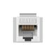 Exegate EX297341RUS Модуль-вставка Keystone Jack RJ-45 ExeGate KJ-8P8C-U-C5e-90-110 (Кат.5e, неэкранированная, 90 градусов, IDC 110)