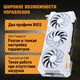 Видеокарта Asus PCI-E 4.0 TUF-RTX4070TIS-O16G-WHITE-GAMING NVIDIA GeForce RTX 4070TI Super 16Gb 256bit GDDR6X 2640/21000 HDMIx2 DPx3 HDCP Ret Видеокарта Asus PCI-E 4.0 TUF-RTX4070TIS-O16G-WHITE-GAMING NVIDIA GeForce RTX 4070TI Super 16Gb 256bit GDDR6X 2640/21000 HDMIx2 DPx3 HDCP Ret