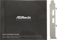 Видеокарта Asrock PCI-E 3.0 RX550 LP 4G AMD Radeon RX 550 4Gb 128bit GDDR5 1100/6000 HDMIx1 DPx1 HDCP Ret low profile
