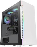 Корпус Thermaltake H200 TG Snow RGB белый без БП ATX 5x120mm 5x140mm 2xUSB3.0 audio bott PSU CA-1M3-00M6WN-00&nbsp;<img style='position: relative;margin:0' src='/image/only_to_order_edit.gif' alt='На заказ' title='На заказ' />